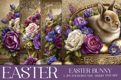 Easter Background, Easter Card, Easter Bunny Backgrounds, 18 Product Image 1