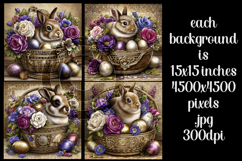 Easter Background, Easter Card, Easter Bunny Backgrounds, 18 Product Image 2