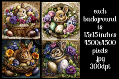 Easter Background, Easter Card, Easter Bunny Backgrounds, 20 Product Image 2