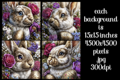 Easter Background, Easter Card, Easter Bunny Backgrounds, 22 Product Image 2