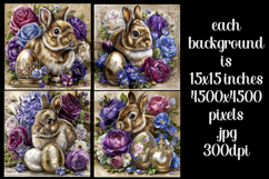 Easter Background, Easter Card, Easter Bunny Backgrounds, 25 Product Image 2