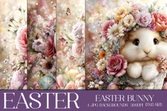 Easter Background, Easter Card, Easter Bunny Backgrounds, 36 Product Image 1