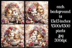 Easter Background, Easter Card, Easter Bunny Backgrounds, 38 Product Image 2
