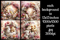 Easter Background, Easter Card, Easter Bunny Backgrounds, 39 Product Image 2