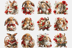Easter bunny Funny, Easter Sublimation PNG Product Image 2