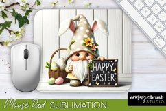 Easter Bunny Gnome Mouse Pad Sublimation - Mouse Mat PNG
