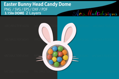 Easter bunny head candy dome Product Image 2