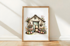 Easter Bunny House Clipart Product Image 3