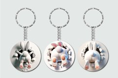 Easter Bunny Keychain Sublimation Bundle 20 Easter Keychains