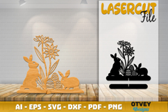 Easter Bunny Lasercut Design | Decor Cut File BUNDLES 12 Product Image 8