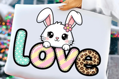 Easter Bunny Love Png Sublimation Product Image 2