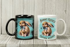 Bunny Kisses and Easter Wishes Sublimation | Easter Bunny Product Image 5