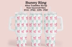 easter bunny pattern 40oz quencher tumbler sublimation full wrap high resolution transparant background