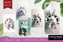 Easter Bunny Phone Case PNG - Bunny Butt Case PNG Product Image 1