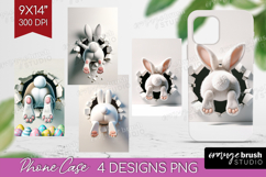 Easter Bunny Phone Case PNG - Bunny Butt Case PNG Product Image 1