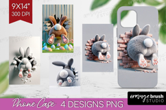 Easter Bunny Phone Case PNG - Bunny Butt Case PNG Product Image 1