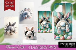 Easter Bunny Phone Case PNG - Bunny Butt Case PNG Product Image 1