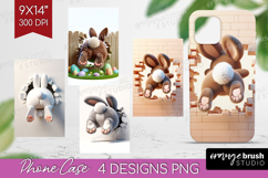 Easter Bunny Phone Case PNG - Bunny Butt Case PNG Product Image 1