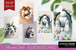 Easter Bunny Phone Case PNG - Bunny Butt Case PNG Product Image 1