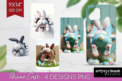 Easter Bunny Phone Case PNG - Bunny Butt Case PNG Product Image 1