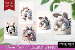 Easter Bunny Phone Case PNG - Bunny Butt Case PNG Product Image 1