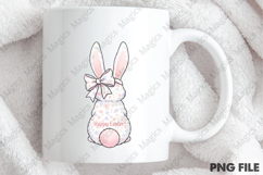 Easter Bunny Pink Floral Chinoiserie Png Product Image 3