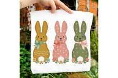 Faux Yarn Style Cute Bunny Clipart - Faux Yarn Cute Bunny Product Image 1