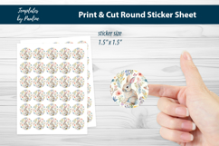 Easter Bunny Print and Cut Sticker