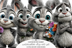 Easter bunny rabbit clipart - Easter bunny rabbit Png Product Image 1