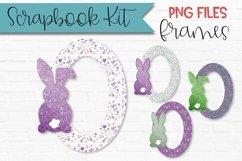 Easter Bunny Scrapbook Frames