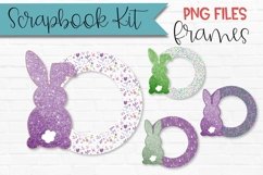 Easter Bunny Scrapbook Frames 