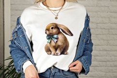 Bunny Kisses and Easter Wishes Sublimation | Easter Bunny Product Image 6