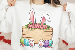 Easter Bunny Sign Png Product Image 2