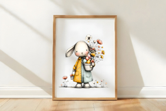 Easter Bunny Spring Garden Clipart Product Image 3