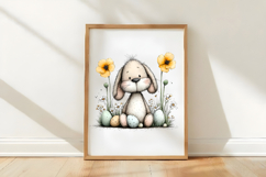 Easter Bunny Spring Garden PNG Product Image 3