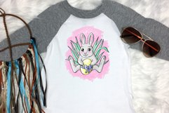 easter bunny sublimation - on t-shirt