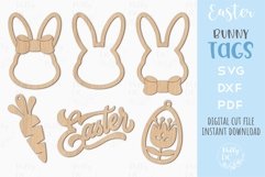 Easter Bunny Basket Tags, Easter Basket Tag Product Image 1