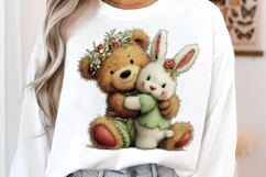 Easter Bunny Teddy Hug Clipart Product Image 2