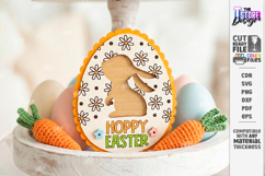 Easter Bunny Tiered Tray Laser Cut | Spring Elements SVG Product Image 21