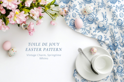 Easter Toile Seamless Patterns Product Image 8