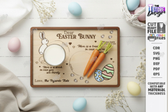 Easter Bunny Treat Tray Laser Cut | Carrot and Milk Board Product Image 1