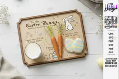 Easter Bunny Treat Tray Laser Cut | Carrot and Milk Board Product Image 1