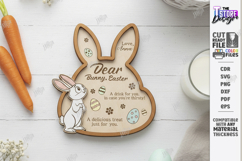 Easter Bunny Treat Tray Laser Cut | Carrot and Milk Board Product Image 1