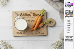 Easter Bunny Treat Tray Laser Cut | Carrot and Milk Board Product Image 1