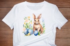Easter Bunny Watercolor Sublimation Clipart Product Image 7
