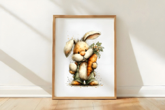 Easter Bunny Whimsical Clipart Product Image 3