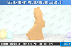 Easter Bunny Wooden Decor Laser Cut Bundle, 3D Easter Decor Product Image 3