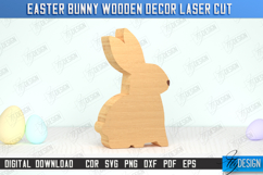 Easter Bunny Wooden Decor Laser Cut Bundle, 3D Easter Decor Product Image 4