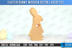 Easter Bunny Wooden Decor Laser Cut Bundle, 3D Easter Decor Product Image 8