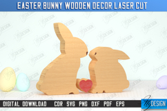 Easter Bunny Wooden Decor Laser Cut Bundle, 3D Easter Decor Product Image 10
